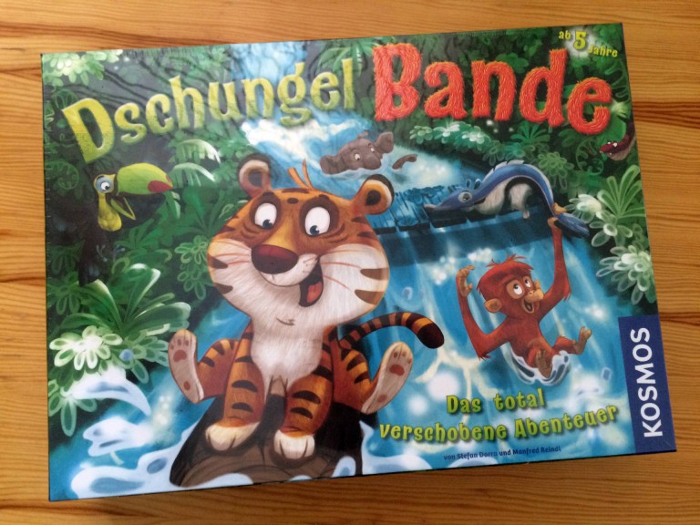 Affe, Ameisenbär, Elefant, Tukan, Tiger oder Schlange? – Über das Würfel- und Merkspiel Dschungelbande von Stefan Dorra und Manfred Reindl