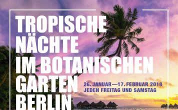 Kühle Cocktails und heiße Musik – Tropische Nächte im Botanischen Garten Berlin Tropischen Nächte im Botanishen Garten Berlin 2018.