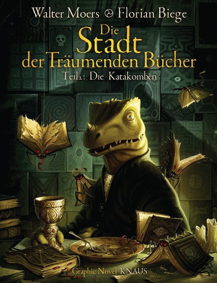 Die Stadt der Träumenden Bücher, Teil 2: Die Katakomben, Comic von Walter Moers.