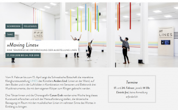 „Moving Lines“ im Felleshus in Berlin "Moving Lines".