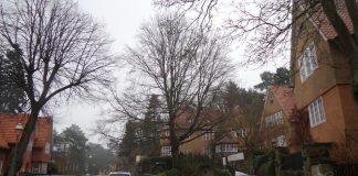 90 Jahre Posaunenchor Büchen – Auftritt am Volkstrauertag Drei Häuser des Architekten Heinrich Straumer in Berlin-Frohnau.