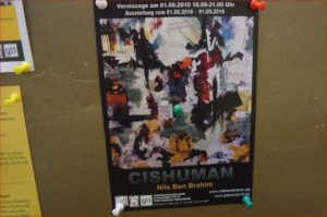 Bild "Cishuman" von M. Ben Brahim auf Plakat zur gleichlautenden Ausstellung in Berlin