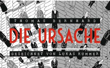Hart wie Mozart – Annotation zur Graphic Novel „Die Ursache“ von Thomas Bernhard, gezeichnet von Lukas Kummer