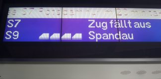 Zugfälltaus. Berlin hat einen neuen Stadtteil. Mindestens. Ring und Zug fällt aus