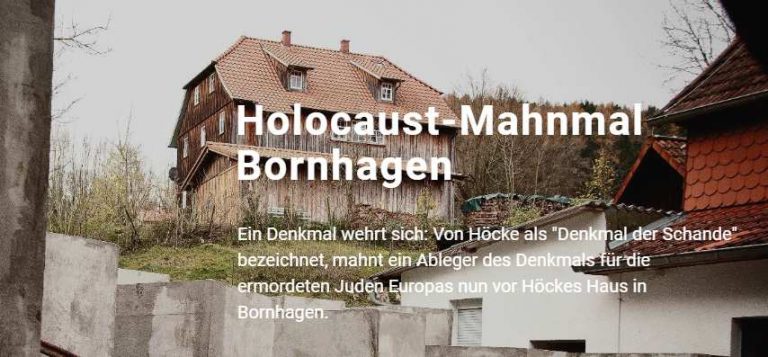 Vorankündigung einer neuen Aktion vom Zentrum für Politische Schönheit im November