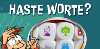 Würfeln und dann Begriffe finden beim Spiel „Haste Worte?“