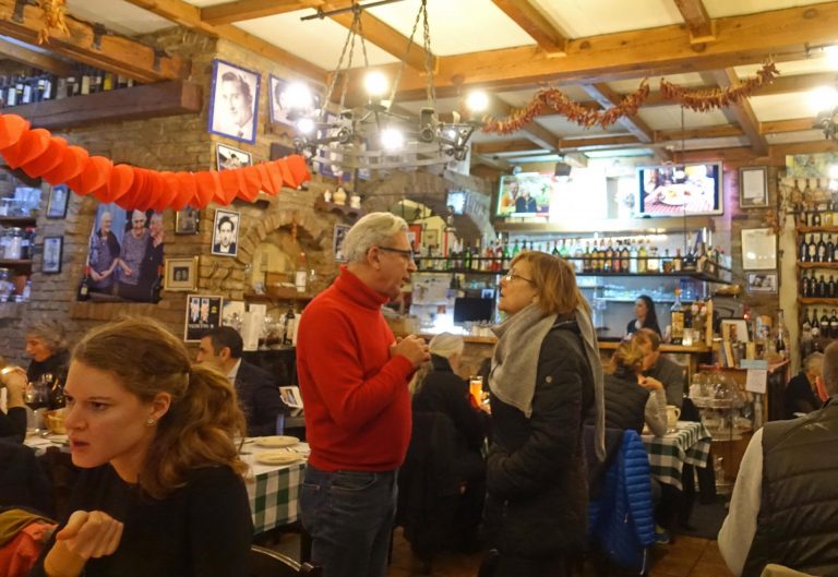 Lesung in einer Pizzeria