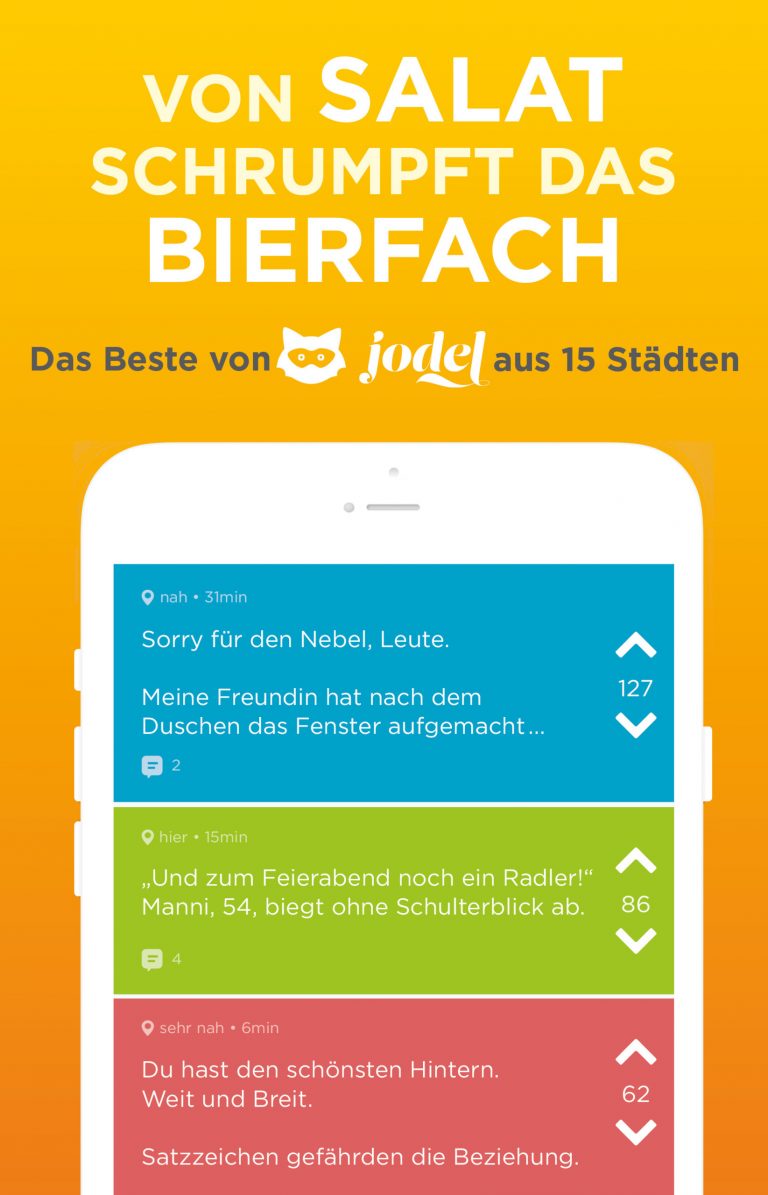 Ein Buch wie ein Blog – Zum Jodel-Buch „Von Salat schrumpft das Bierfach“