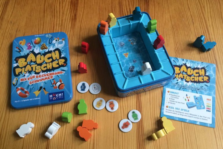 Ärgerspaß am Beckenrand – Zum Kinderspiel „Bauchplatscher“ von Heinz Meister
