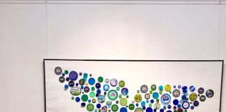 Wal gewinnt die Wahl. NABU-PlanetArt mit Rosaana Velascos Installation