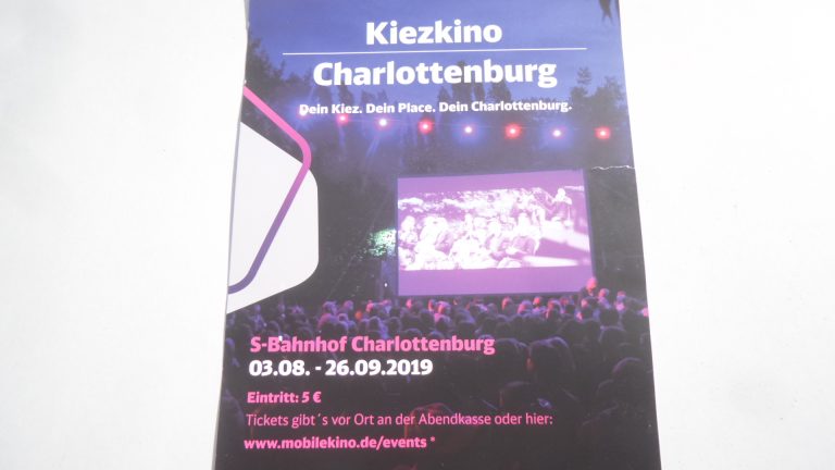 Kiezkino Charlottenburg – neues Freiluftkino beendet Saison am 26.9.2019