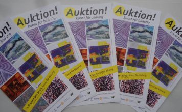 Kunstauktion des Vereins Kunst für Bildung; Bildung für Kinder 2019