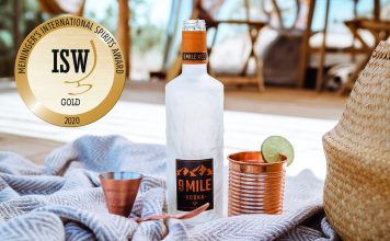9 Mile Vodka gewinnt Gold. Neue 1- oder 3-Liter-Flasche Geschenkpackung