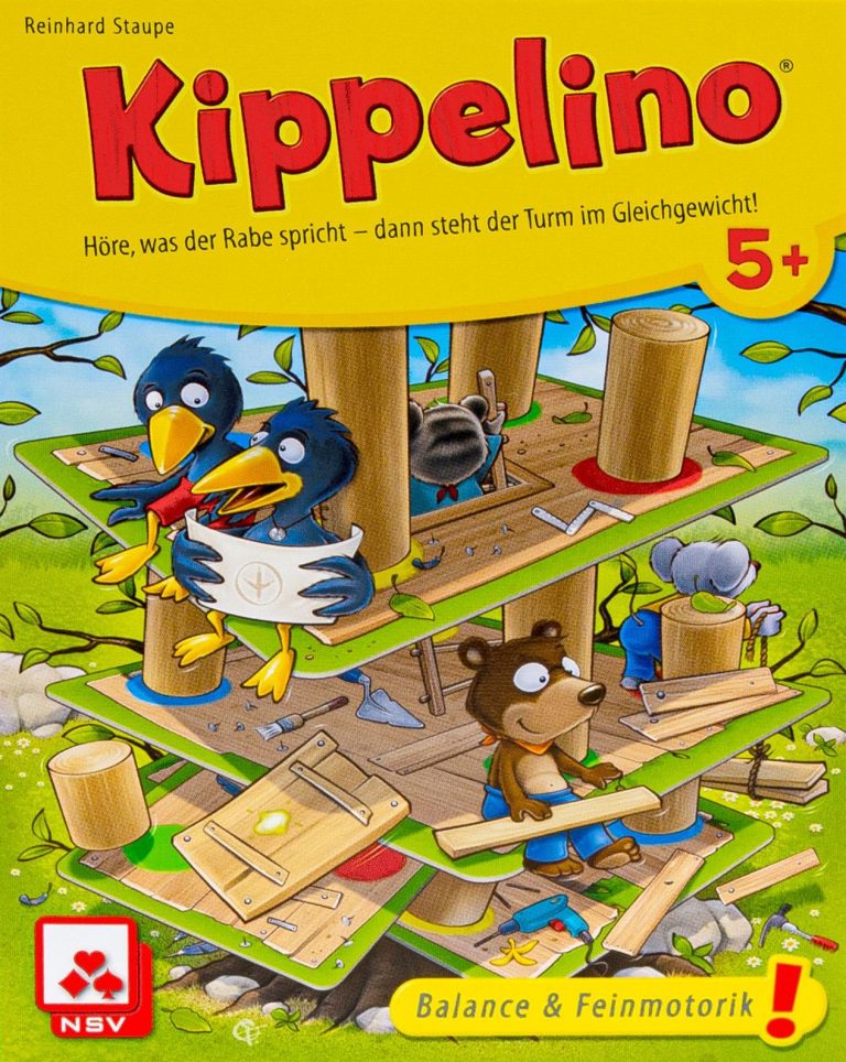 „Kippelino“, ein kurzweiliges Kartenspiel für die Kleinen von Reinhard Staupe