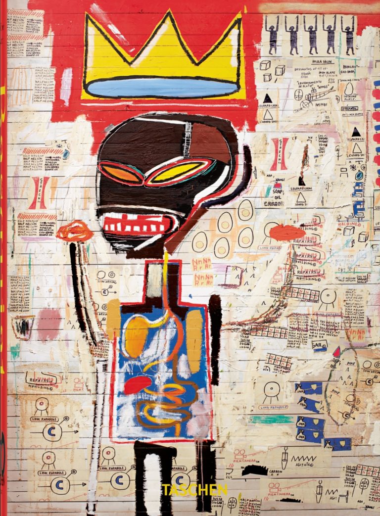 Hervorragende Reproduktionen von Gemälden, Zeichnungen und Notizbuchskizzen des Künstlers Jean-Michel Basquiat – Annotation zum Buch „Jean-Michel Basquiat, 40th Anniversary Edition“ von Hans Werner Holzwarth und Eleanor Nairne