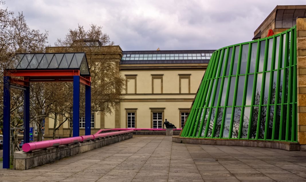 Staatsgalerie Stuttgart, eine Aussenansicht.