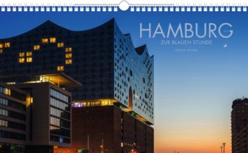 Eine Perle? – Ein 2022er Kalender: „Hamburg – Zur Blauen Stunde“ mit Bildern des Fotografen Patrick Willner