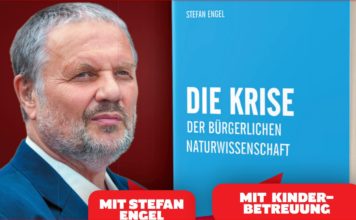 Die Krise der bürgerlichen Naturwissenschaft – Buchvorstellung in Gelsenkirchen Die Krise der bürgerlichen Naturwissenschaft von Stefan Engel. Buchvorstellung mit Sonntagsessen am 12.2.23 um 10.30 Uhr in Gelsenkirchen im Kultursaal Horster Mitte - Plakatausschnitt/ Ausschnitt aus einer Einladung