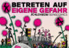 Acht der besten Songs der legendäre Punkband Schleimkeim als Comic – Annotation zu „Betreten auf eigene Gefahr“, herausgegeben von Frank Willmann