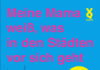 Die Seele über den Schlüsselbeinen – Annotation zum Buch „Meine Mama weiß, was in den Städten vor sich geht“ von Radmila Petrovic