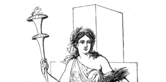 Das „Demeter“-Logbuch wurde verfilmt. Es stammt aus Bram Stokers Roman über den Grafen Dracula aus Rumänien DEMETER. Abbildung aus Meyers Konversationslexikon von 1888 - Demeter (Relief aus Pompeji). Keine gültigen Urheberrechte mehr. Das „Demeter“-Logbuch wurde nun verfilmt