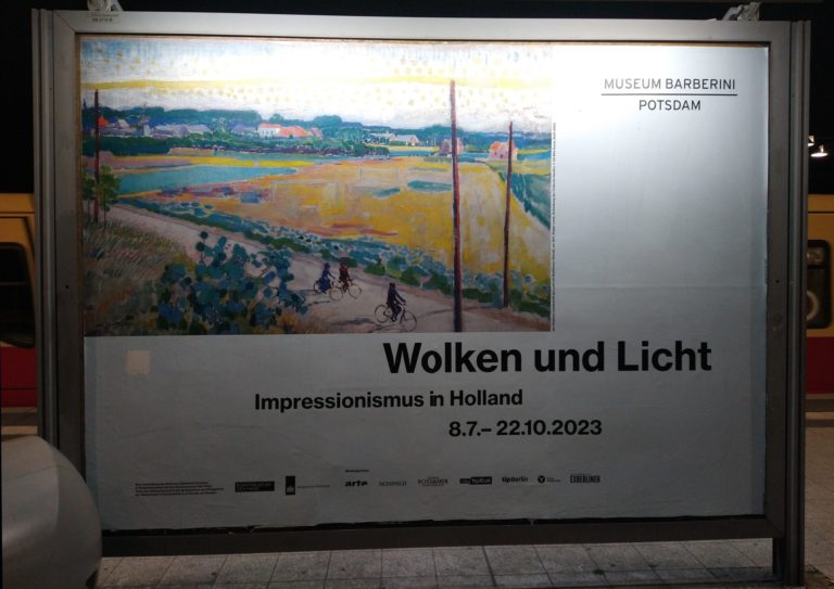 Besser bald ins Barberini als zum Barber unters Messer oder in die Bar – Die Ausstellung im Museum Barberini: „Wolken und Licht. Impressionismus in Holland“