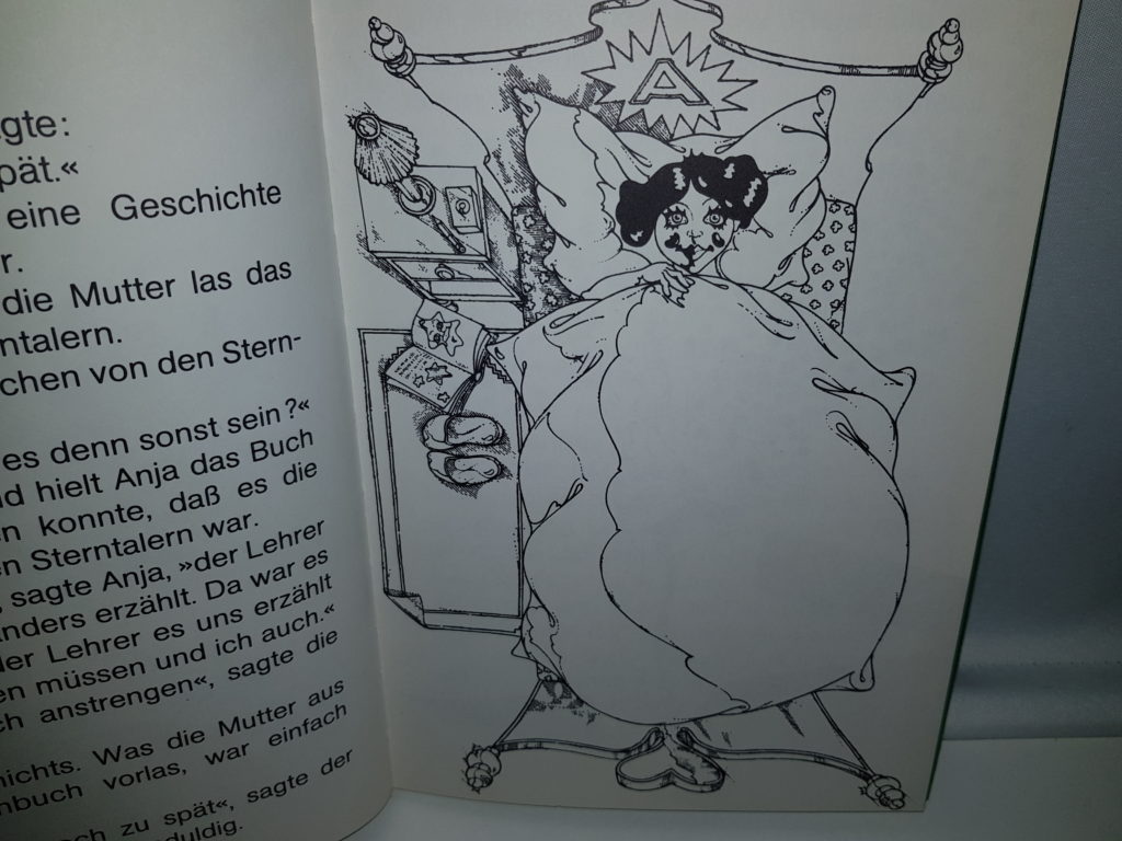 Illustration von Klaus Endrikat im Buch ANJA (DVA)