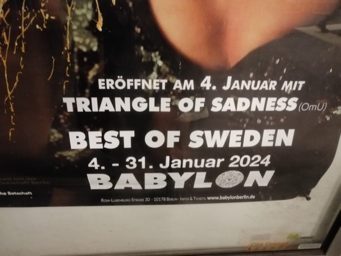 Best of Sweden - Das Beste aus Schweden, eine filmreihe oder ein Filmfest am Rosa-Luxemburg-Platz im Babylon-Kino in Berlin.