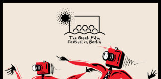 KEY VISUAL des griechischen Filmfests Greek Film Festival Berlin KEY VISUAL des The Greek Film Festival Berlin 2024, entworfen von Konstantinos Kamperis. Das Griechische Filmfest '24 wird wieder im Kino Babylon Mitte stattfinden. Ein griechisches Filmfest ist ein echtes Fest.