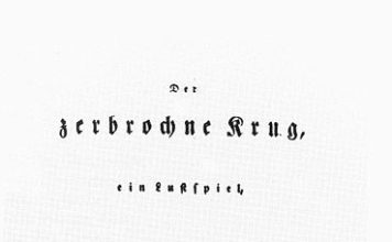 „krug in the box“ von Bridge Markland oder „Der zerbrochne Krug“ von Heinrich von Kleist „für die Generation Popmusik“