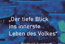 Ein Hinweis auf das Sachbuch „’Der tiefe Blick ins innerste Leben des Volkes‘ – Berthold Auerbach und die Völkerpsychologie“ von Anna-Maria Post