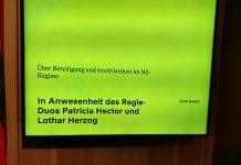 Das UNGESAGTE. Filmgespräch in Anwesenheit von Patricia Hector und Lothar Herzog Ankündigung zu Filmvorführung mit Filmgespräch zu "Das Ungesagte" 19.3.'26 um 19 Uhr mit den Regisseuren Patricia Hector und Lothar Herzog. Über Beteiligung und Involviertheit im NS-Regime, d.h. der Regierung des Deutschen bzw. Großdeutschen Reiches zwischen 1933 und 1945.