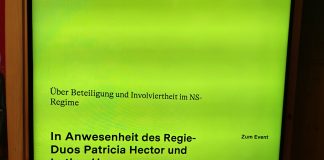 Das UNGESAGTE. Filmgespräch in Anwesenheit von Patricia Hector und Lothar Herzog Ankündigung zu Filmvorführung mit Filmgespräch zu "Das Ungesagte" 19.3.'26 um 19 Uhr mit den Regisseuren Patricia Hector und Lothar Herzog. Über Beteiligung und Involviertheit im NS-Regime, d.h. der Regierung des Deutschen bzw. Großdeutschen Reiches zwischen 1933 und 1945.