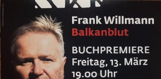 Zuhören und mittrinken oder „Balkanblut“ und Quittenschnaps von Frank Willmann – Buchpremiere am 13. März 2026 in Berlin