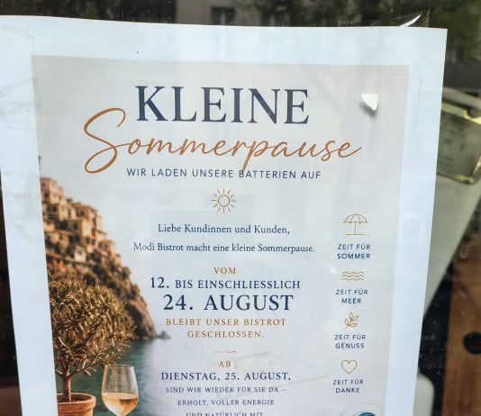 Restaurant Modi im Urlaubsmodus – danach ONE NIGHT ONLY