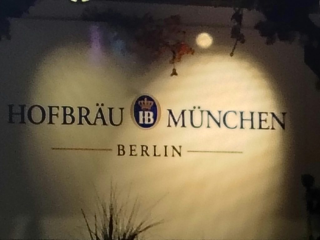 Signet des Hofbräu München, Wirtshaus Berlin