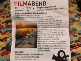 CYCLING CITIES – der Film wird aktuell. Ein Dokumentarfilm von Ingwar Perowanowitsch über das bessere Fahrradfahren in Städten CYCLING CITIES ist ein Film von Ingwar Perowanowitsch