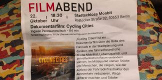 CYCLING CITIES – der Film wird aktuell. Ein Dokumentarfilm von Ingwar Perowanowitsch über das bessere Fahrradfahren in Städten CYCLING CITIES ist ein Film von Ingwar Perowanowitsch