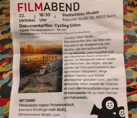 CYCLING CITIES – der Film wird aktuell. Ein Dokumentarfilm von Ingwar Perowanowitsch über das bessere Fahrradfahren in Städten CYCLING CITIES ist ein Film von Ingwar Perowanowitsch