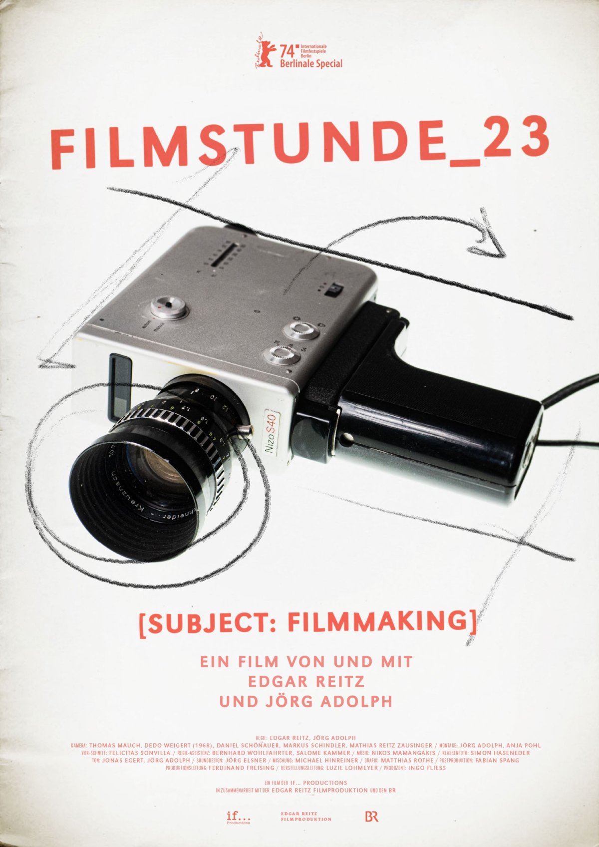 Zum Dokumentarfilm „Filmstunde_23“ von und mit Edgar Reitz und Jörg Adolph