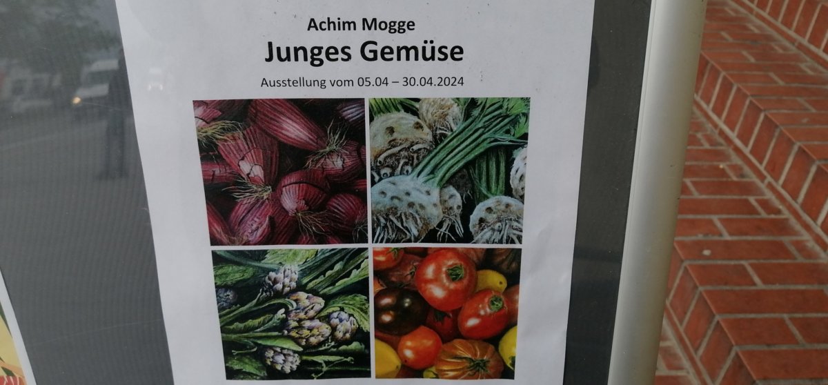 Bilder - Ausstellung JUNGES GEMÜSE von Achim Mogge vom 5.-30.April 2024 im HAM am Mierendorffplatz