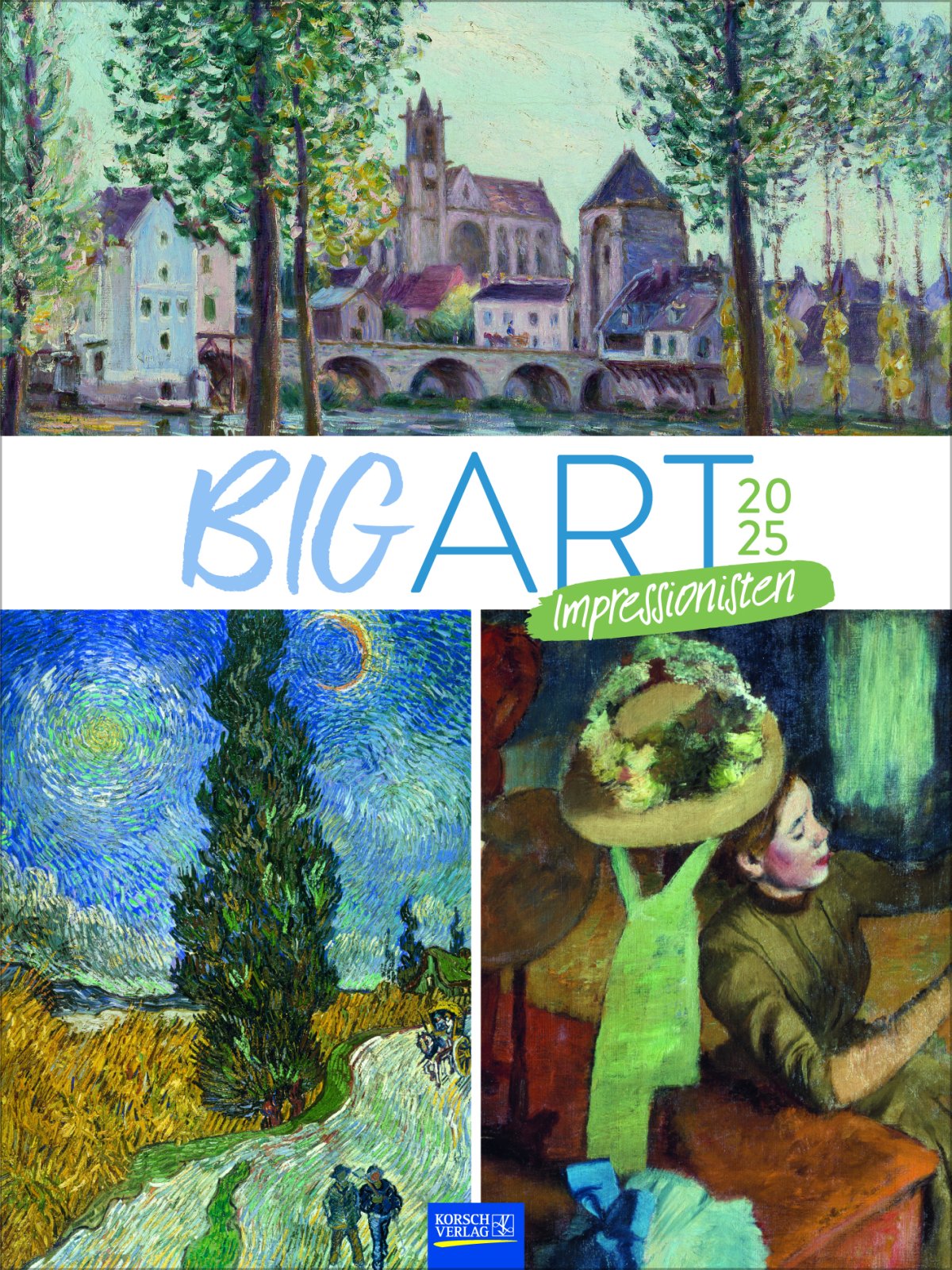 An die Wand mit den Impressionisten – Der Kalender „Big ART Impressionisten 2025“