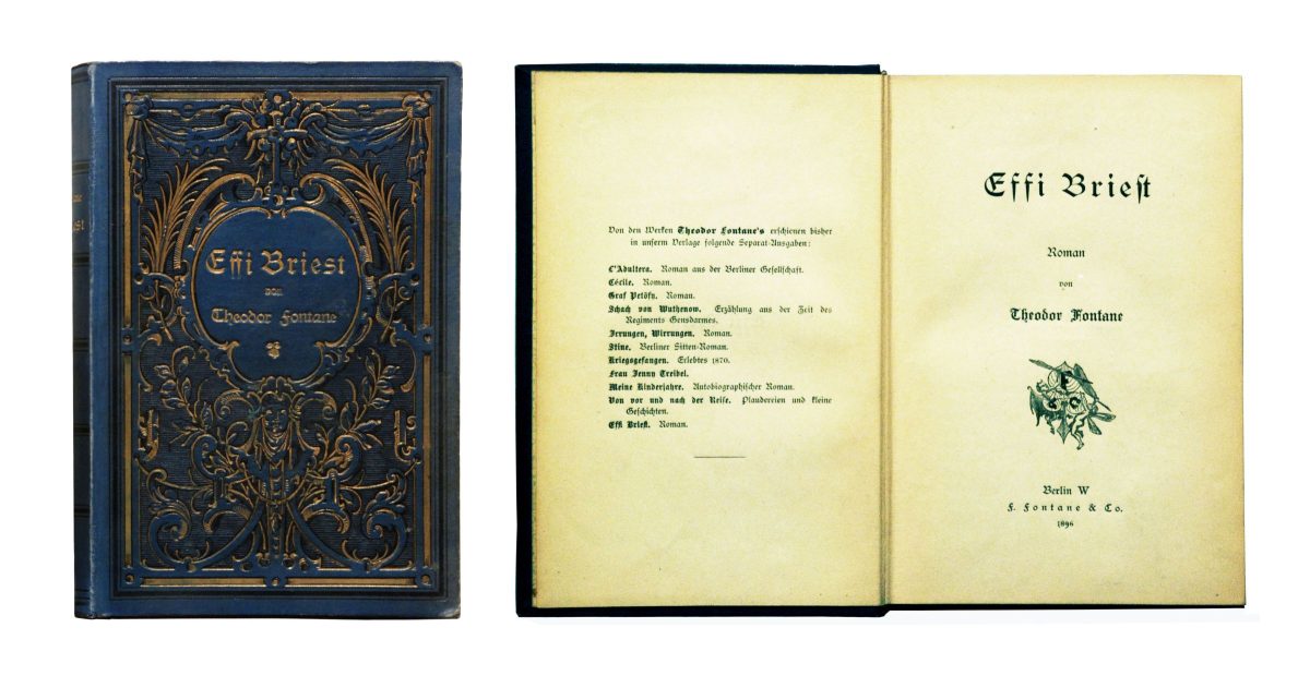 „Effi Briest“, eine meisterlicher Roman von Theodor Fontane